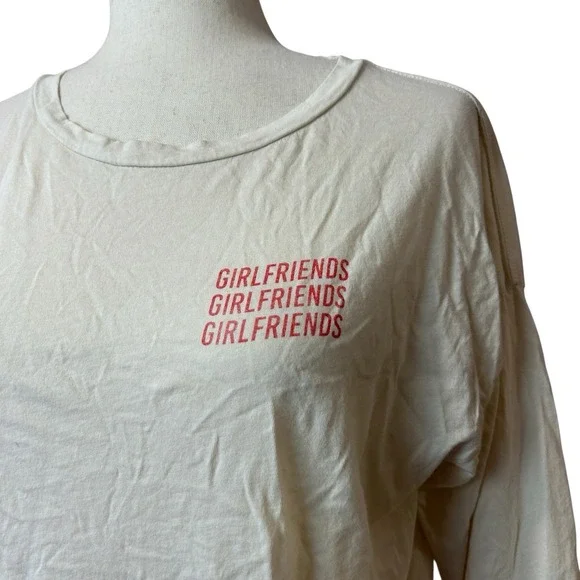 Mate the Label Tee Size Small Boatneck Top 100% Organic Cotton "Girlfriends" - Picture 7 of 14